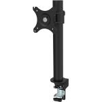 Loctek Eco Mount 10"-30" Single Monitor Stand, - Steel Tube Arm - Black - VESA 75 & 100mm - Height Adjust 200-360mm, - Max Load 10KG - Clamp Installation - 5 Years Warranty