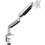 StarTech.com ARMPIVOTHD Desk Mount Monitor Arm - Full Motion Articulating - Monitors 12" to 34" Adjustable VESA Single Monitor Arm - Desk & Grommet Clamp -Silver