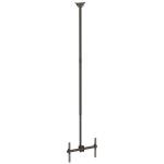 StarTech.com FPCEILPTBLP High Ceiling TV Mount - 8.2 to 9.8ft Long Pole - TV Ceiling Mount-FullMotionTVMount - Heavy Duty Steel - For VESA Mount TVs 32 to 70in (up to 110lb/50 kg) - Ceiling Mount