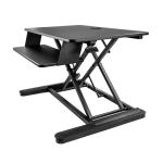 StarTech.com ARMSTSLG Sit Stand Desk Converter with Keyboard Tray - Large 35 x 21" Surface - Height Adjustable Ergonomic Desktop/Tabletop Standing Workstation - Holds 2 Monitors - Pre-Assembled
