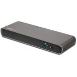 StarTech.com Thunderbolt 3 Daul 4K Docking Station with 85W Power Delivery 1x DP - 2x Thunderbolt 3 - 2x USB 3.0 - 1x RJ45 - 1x 3.55mm Audio-in - 1x 3.5mm Audio-out - Supports Apple MacOS / Microsoft Windows - 3Y Warranty