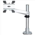 StarTech.com ARMPIVOTB2 Desk Mount Monitor Arm - VESA or Apple iMac/Thunderbolt or Ultrawide Display up to 14kg/49" - Articulating Height Adjustable Single Desktop Monitor Pole Mount - Clamp/Grommet