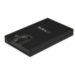 StarTech.com Biometric Enclosure - Encrypted USB 3.0 2.5" SATA Hard Drive Enclosure Fingerprint / Password Access - 256-bit AES Data Encryption - Secure External USB 3.1 Gen 1 to HDD/SSD