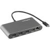 StarTech.com Thunderbolt 3 Mini Dock Portable Dual Monitor - HDMI 4K 60Hz - 2x USB-A Hub (3.2/2.0) - GbE - 28cm TB3 Multiport Adapter - Mac / Windows - Upgraded Version of TB3DKM2HD StarTech.com Thunderbolt 3 Mini Dock Portable Dual Monitor - HDMI 4K 60Hz - 2x USB-A Hub (3.2/2.0) - GbE - 28cm TB3 Multiport Adapter - Mac / Windows - Upgraded Version of TB3DKM2HD