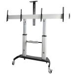 StarTech.com STNDMTVDUO Dual TV Cart - 37-60in TVs - Height Ajs