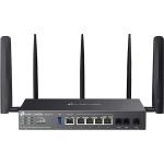 TP-Link Omada DR3650v-4G 4G+ CAT6 Gigabit Multi-WAN VPN ADSL/VDSL Gateway with Dual-Band WiFi 6 AX3000 1GbE x5 / Nano-SIM Slot x2
