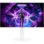 AOC AGON Pro AG276QSD/WS 27" QHD 360Hz OLED Gaming Monitor - White Color - 2560x1440 - 0.03ms - HDMI - DisplayPort - HDR400 - Speaker - Height Adjustable - 100x100 VESA