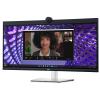 Dell P3424WEB 34" Ultrawide QHD Curved Conference Monitor With Built-in Camera 3440x1440 - IPS - DisplayPort - HDMI - USB-C PD 90W - RJ45 - USB Hub- Height / Swivel / Tilt Adjustable - 100x 100 VESA Dell P3424WEB 34" Ultrawide QHD Curved Conference Monitor With Built-in Camera 3440x1440 - IPS - DisplayPort - HDMI - USB-C PD 90W - RJ45 - USB Hub- Height / Swivel / Tilt Adjustable - 100x 100 VESA