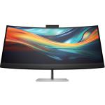 HP Series 7 Pro 740PM 40" 5k2k Curved Ultrawide Conferencing Business Monitor with 4K Webcam and Audio 5120x2160 - IPS Panel - 2x Thunderbolt3 100W PD + HDMI + DP 1.4 - RJ45 - 100X100 VESA