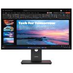 Lenovo ThinkVision T27QD-40 27" QHD 120Hz USB-C Docking Monitor 2560x1440 - HDMI -DP- DP Out - USB-C 100W PD - RJ45 - USB Hub - Height Adjustable - 100x100 VESA