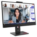Lenovo ThinkVision T27QD-4v 27" QHD VOIP USB-C Business Monitor -  2560x1440 - IPS - DisplayPort - HDMI - USB-C 90W - Camera - Microphone - Speaker - Height / Pivot / Swivel / Tilt Adjustable - 100x100 VESA