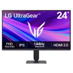 LG 24G411A-B 24" FHD 144Hz Monitor - 1920x1080 - IPS Panel , 1ms - HDMI - DP 1.4 - HDR10 - Nvidia G-Sync Compatible , Tilt Adjustable - 100x100 VESA