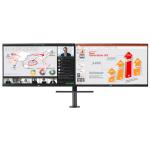 LG Ergo 27QP88D-BS 2pcs of 27" QHD USB-C Docking Monitor in Same Box With Premium Erognomic stand 2560x1440 - IPS - HDMI - DisplayPort - USB-C and Daisy Chain - HDR10 - AMD FreeSync - 99% sRGB - Ergo Dual Stand with C-Clamp & Grommet - Full