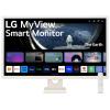 LG 32SR50F-W 31.5" Full HD Smart Monitor with WebOS - White Color 1920x1080 - IPS Panel - 2x HDMI Port
