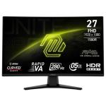MSI MAG 274CXF 27" FHD 280Hz Curved Gaming Monitor -  1920X1080 - 0.5ms - DisplayPort - 2x HDMI - AMD FreeSync Premium -  Tilt ,   100x100 VESA