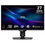 MSI MAG 274QPF X30MV 27" QHD 300Hz Mini LED Gaming Monitor - 2560x1440 - 0.5ms - 1152 Zones , HDR1000 , DisplayPort - 2x HDMI - Height adjustable - 100x100mm