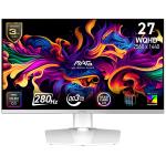 MSI MAG 272QPW QD-OLED X28 27" QHD 280Hz OLED Gaming Monitor - White - 2560x1440 - 0.03ms - DisplayPort - HDMI 2.1 - HDR400 True Black - Height / Swivel / Tilt Adjustable - 100x100 VESA