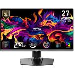 MSI MAG 272QP QD-OLED X50 27" QHD 500Hz OLED Gaming Monitor -  2560x1440 - 0.03ms  - DisplayPort - HDMI 2.1 -  HDR500 True Black - G-Sync Compatible ,   Height / Swivel / Tilt Adjustable - 100x100 VESA