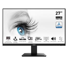 MSI Pro MP273A 27" FHD 100Hz Business Monitor 1920x1080 - IPS Panel - HDMI - VGA - DisplayPort - Speakers - Tilt Adjustable - 75x75 VESA