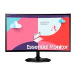Samsung S24D360GAE 24" FHD Curved Monitor 1920x1080 - HDMI - VGA - AMD FreeSync - 1800R - Tilt Adjustable - 75x75 VESA