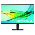Samsung ViewFinity S60UD 24" QHD USB-C Docking Monitor -  2560x1440 ,  HDMI - DP 1.4 - DP Out - USB-C 90W PD -  USB Hub ,  RJ45 ,  KVM Switch ,  Height adjustable , 100x100mm