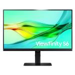 Samsung ViewFinity S60UD 24" QHD 100Hz USB-C Docking Monitor -  2560x1440 - IPS Panel - HDMI - DisplayPort - USB-C 90W - RJ45 -  USB 3.0 Hub - KVM Switch - Height Adjustable Ergonomic Stand  - 100x100 VESA
