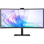 Samsung ViewFinity S65VC 34" Curved Ultrawide Business Monitor with Webcam - 3440x1440 -- USB-C 90W PD - RJ45 . KVM Switch  - 1000R - USB 3.0 Hub  , Speaker - Height / Pivot / Swivel / Tilt Adjustable - 100x100 VESA