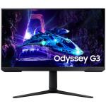 Samsung Odyssey G3 27" FHD 180Hz Gaming Monitor -- 1920x1080 - 1ms - DisplayPort - HDMI - AMD FreeSync Premium - Flicker Free - Height Adjustable - Borderless Design - Height / Pivot / Swivel / Tilt Adjustable - 100x100 VESA