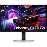 Samsung Odyssey OLED G8 27" 4K UHD 240Hz OLED Gaming Monitor 3840x2160 - 0.03ms - HDMI 2.1 - DP 1.4 - HDR400 - AMD FreeSync Premium Pro - Height Adjustable - 100x100 VESA