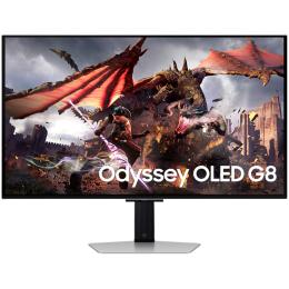 Samsung Odyssey OLED G8 32" 4K UHD 240Hz OLED Gaming Monitor 3840x2160 - 0.03ms - HDMI 2.1 - DP 1.4 - WiFi 5 - Blutooth - Speaker - AMD FreeSync Premium Pro - Height Adjustable - 100x100 VESA