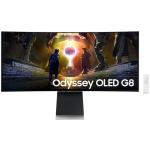 Samsung Odyssey OLED G8 34" 175Hz Curved Ultrawide Gaming Monitor 3440x1440 - 0.1ms - HDMI 2.1 - iDP - USB Hub - AMD FreeSync Premium Pro - Wireless Display - WiFi 5 + Bluetooth 5.2 - Height Adjustable