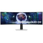 Samsung Odyssey OLED G9 49" 240Hz Curved Ultrawide Gaming Monitor 5120x1440 - 0.03ms - HDMI 2.1 - DP 1.4 - USB Hub - True Black HDR400 - AMD FreeSync Premium Pro - Height Adjustable - 100x100 VESA