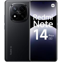 Xiaomi Redmi Note 14 Pro+ 5G (2025) Dual SIM Smartphone - 12GB+256GB - Midnight Black 2Y Warranty - 6.67" 120Hz 1.5k AMOLED Display - 200MP Pro-Grade AI Camera - Snapdragon 7s Gen 3 - Gorilla Glass Victus 2 - IP68 - NFC - 5110mAh (VoLTE Sup