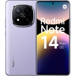 Xiaomi Redmi Note 14 Pro+ 5G (2025) Dual SIM Smartphone - 12GB+256GB - Lavender Purple- 2Y Warranty - 120W HyperCharge- 6.67" 120Hz 1.5k AMOLED Display - 200MP Pro-Grade AI Camera - Snapdragon 7s Gen 3 - IP68 - NFC - 5110mAh (VoLTE Support