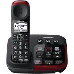 Panasonic KX-TGM420AZB Amplified Cordless Home Landline Telephone Includes Digital Answering Machine - Large Buttons - Loud Ringer Volume - Call Blocking - Caller ID - One-Touch Slow Talk Control