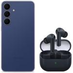 Samsung Galaxy S25 FE 5G Dual SIM Smartphone - 8GB+128GB - Navy Bonus Samsung Galaxy Buds3 FE True Wireless Noise Cancelling In-Ear Headphones - Black (Worth $229)