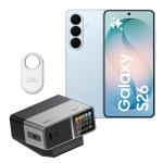 Samsung Galaxy S26 5G Dual SIM Smartphone - 12GB+256GB - Light Blue - Bonus CUKTECH No.30 Ultra 300W Desktop Charging Station & Samsung Galaxy SmartTag2  White (Worth $398)