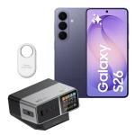 Samsung Galaxy S26 5G Dual SIM Smartphone - 12GB+256GB - Violet - Bonus CUKTECH No.30 Ultra 300W Desktop Charging Station & Samsung Galaxy SmartTag2  White (Worth $398)