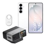 Samsung Galaxy S26+ 5G Dual SIM Smartphone - 12GB+256GB - White - Bonus CUKTECH No.30 Ultra 300W Desktop Charging Station & Samsung Galaxy SmartTag2  White (Worth $398)