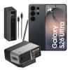 Samsung Galaxy S26 Ultra 5G Dual SIM Smartphone - 12GB+512GB - Black - Bonus CUKTECH No.30 Ultra 300W Desktop Charging Station & CUKTECH No.15 Ultra 20000mAh Power Bank (Worth $508)