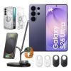 Samsung Galaxy S26 Ultra 5G Dual SIM Smartphone - 12GB+512GB - Cobalt Violet - Bonus Samsung 3-in-1 Qi2 Charging Dock, Galaxy SmartTag2 (4 Pack) & Spigen S26 Ultra 5G Ultra Hybrid MagFit Zero One Case (Worth $487)