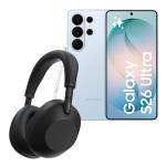 Samsung Galaxy S26 Ultra 5G Dual SIM Smartphone - 16GB+1TB - Light Blue - Bonus Sony's flagship WH-1000XM6 noise cancelling headphones (Worth $749)