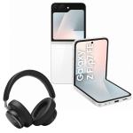 Samsung Galaxy Z Flip7 FE 5G Dual SIM Smartphone - 8GB+128GB - White - Bonus AKG N9 Hybrid Flagship Noise Cancelling Headphones. Worth $599