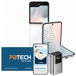 Samsung Galaxy Z Flip7 FE 5G Dual SIM Smartphone - 8GB+256GB - White - Bonus CUKTECH No.10 MINI 10000mAh Fast Charging Compact Power Bank & $170 PB e-gift Card. (Worth $249)