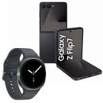 Samsung Galaxy Z Flip7 5G Dual SIM Smartphone - 12GB+512GB - Jet Black - Bonus Samsung Galaxy Watch8 40mm (Bluetooth) - Dark Grey Worth $599