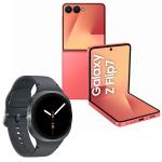 Samsung Galaxy Z Flip7 5G Dual SIM Smartphone - 12GB+512GB - Coral Red - Bonus Samsung Galaxy Watch8 40mm (Bluetooth) - Dark Grey Worth $599