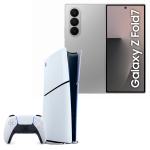 Samsung Galaxy Z Fold7 5G Dual SIM Smartphone - 12GB+256GB - Silver Shadow - Bonus Sony PS5 PlayStation 5 Slim Digital Edition Console. Worth $859