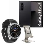 Samsung Galaxy Z Fold7 5G Dual SIM Smartphone - 12GB+512GB - Jet Black - Bonus Samsung Galaxy Watch8 Classic Black & Momax Premium Smartphone Stand. Worth $898