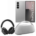Samsung Galaxy Z Fold7 5G Dual SIM Smartphone - 12GB+512GB - Silver Shadow - Bonus AKG N9 Hybrid Flagship Noise Cancelling Headphones & Harman/Kardon Go + Play Premium Portable Bluetooth Speaker. Worth $1098