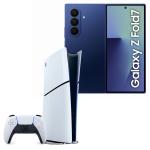 Samsung Galaxy Z Fold7 5G Dual SIM Smartphone - 16GB+1TB - Blue Shadow - Bonus Sony PS5 PlayStation 5 Slim Digital Edition Console. Worth $859